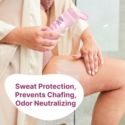 Comfort Powder: Talc Free anti Chafe Body & Foot Dusting Powder Deodorant to Control Inner Thigh Chafing, Private Areas, and All over Body for Women 4 Oz. (1 Pack, Tropical Oasis)