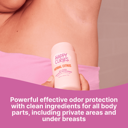 Aluminum & Talc Free Whole Body Deodorant for Women, Herbal Citrus, Stick, 2.65 Oz
