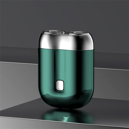 Dual-Head Mini Electric Shaver for Men Razor USB Rechargeable Home Travel