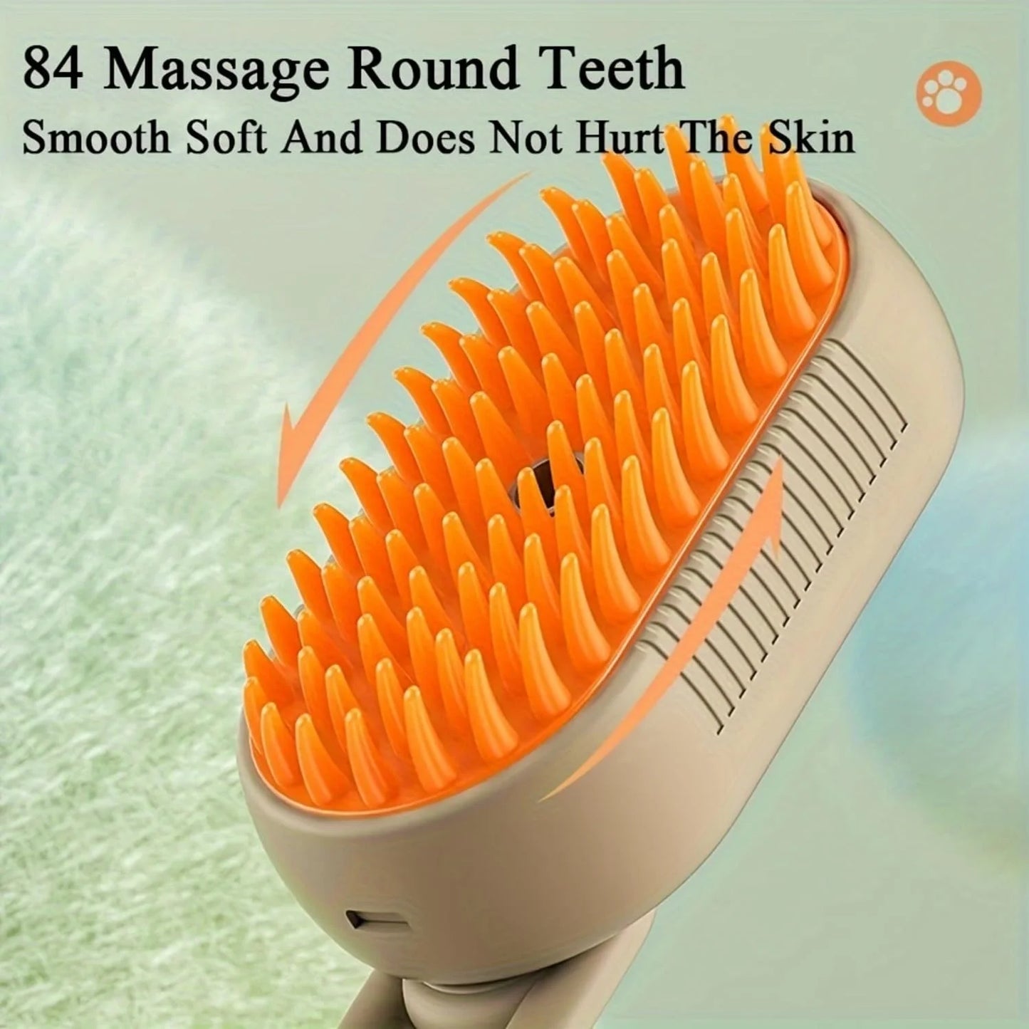 3-In-1 Cat Steam Brush, Spritz Defur Comb for Cats for Massaging and Cleaning Shedding Pets, Steam Cat Brush, Cloud Care Cat Brush for Long and Short Hair Cats and Dogs Grooming Tool