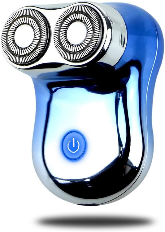 Electric Shaver for Men,2 Head Travel Shavers,Electric Shaver for Men, Razors Men'S Face Groomer USB Rechargeable, Fast-Charging Cordless Shavers with 5 Watts Beard Trimmer