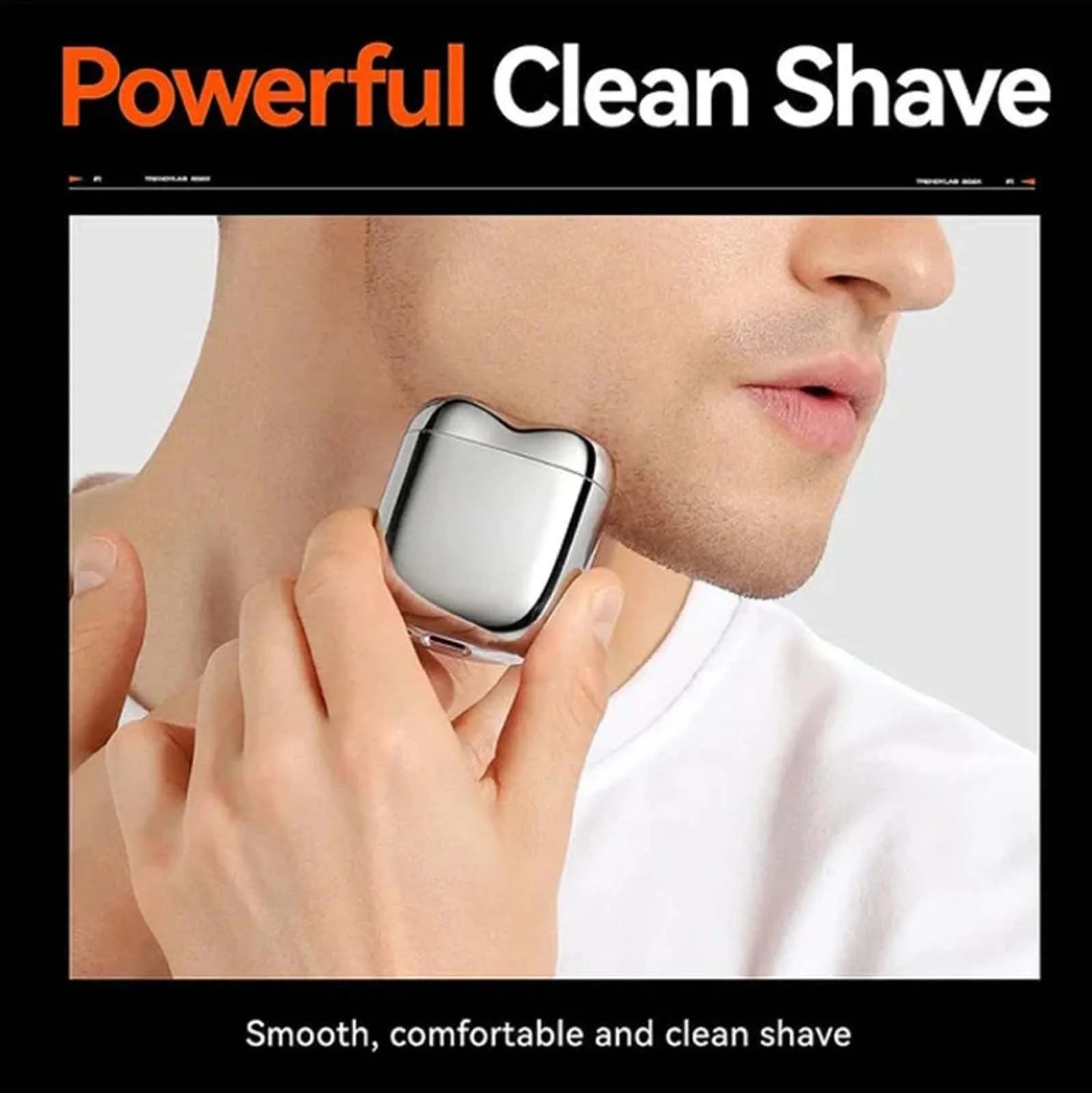 New Model Mini Dual-Head Electric Shaver, 2025 New Mini Double Head Electric Shave, Washable Mini Razor Dual Head Portable, Pocket Shaver USB Mini Shavers, Rechargeable Waterproof Compact Electric