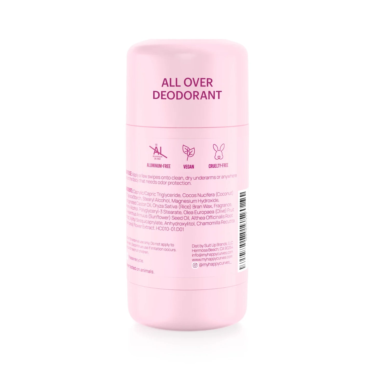 Aluminum & Talc Free Whole Body Deodorant for Women, Herbal Citrus, Stick, 2.65 Oz